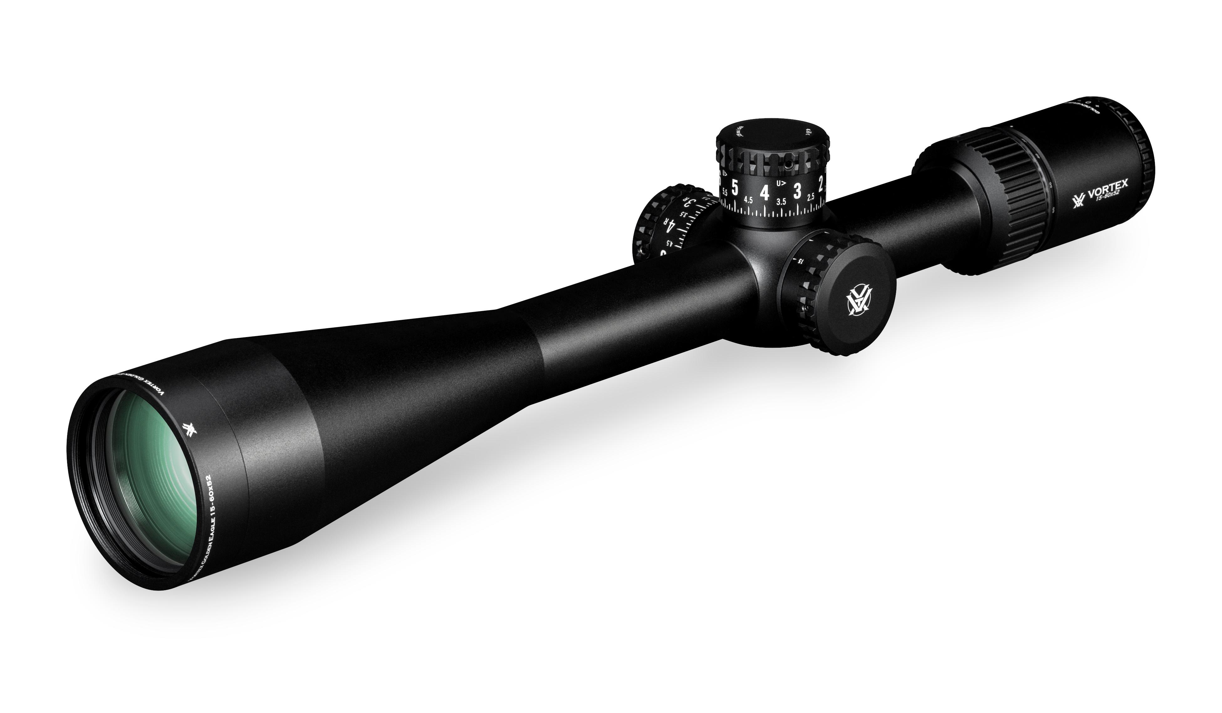 Vortex Golden Eagle 1560x52 Riflescope With SCR1 MOA, TCS1501, Gun