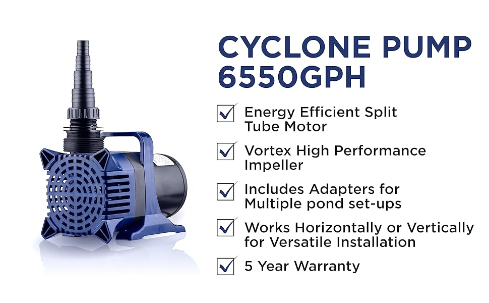 pal6550alpine,pond,pump,pond pump,cyclone pump,alpine