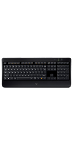 Amazon.co.jp: ロジクール ワイヤレスキーボード K480BK