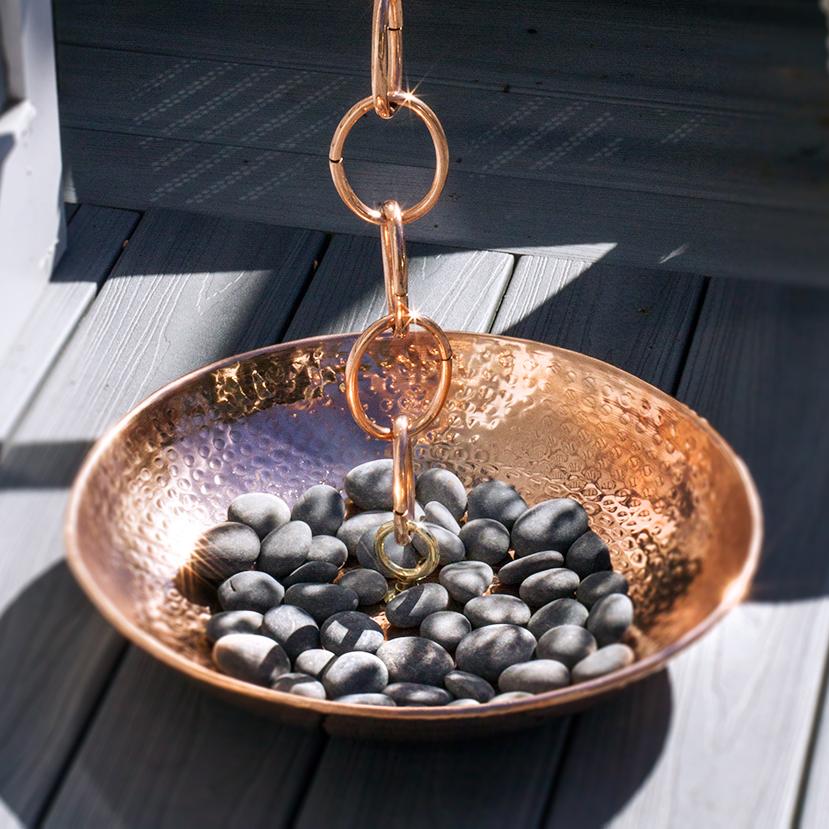 Good Directions 479V1 Rain Chain Basin Blue Verde Copper Amazon.ca