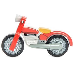 wooden motorbike toy