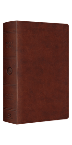 ESV Large Print Personal Size Bible, TruTone, Chestnut