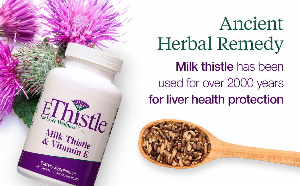 Ancient Herbal Remedy Milk thistle has been used for over 2000 years for liver health protection