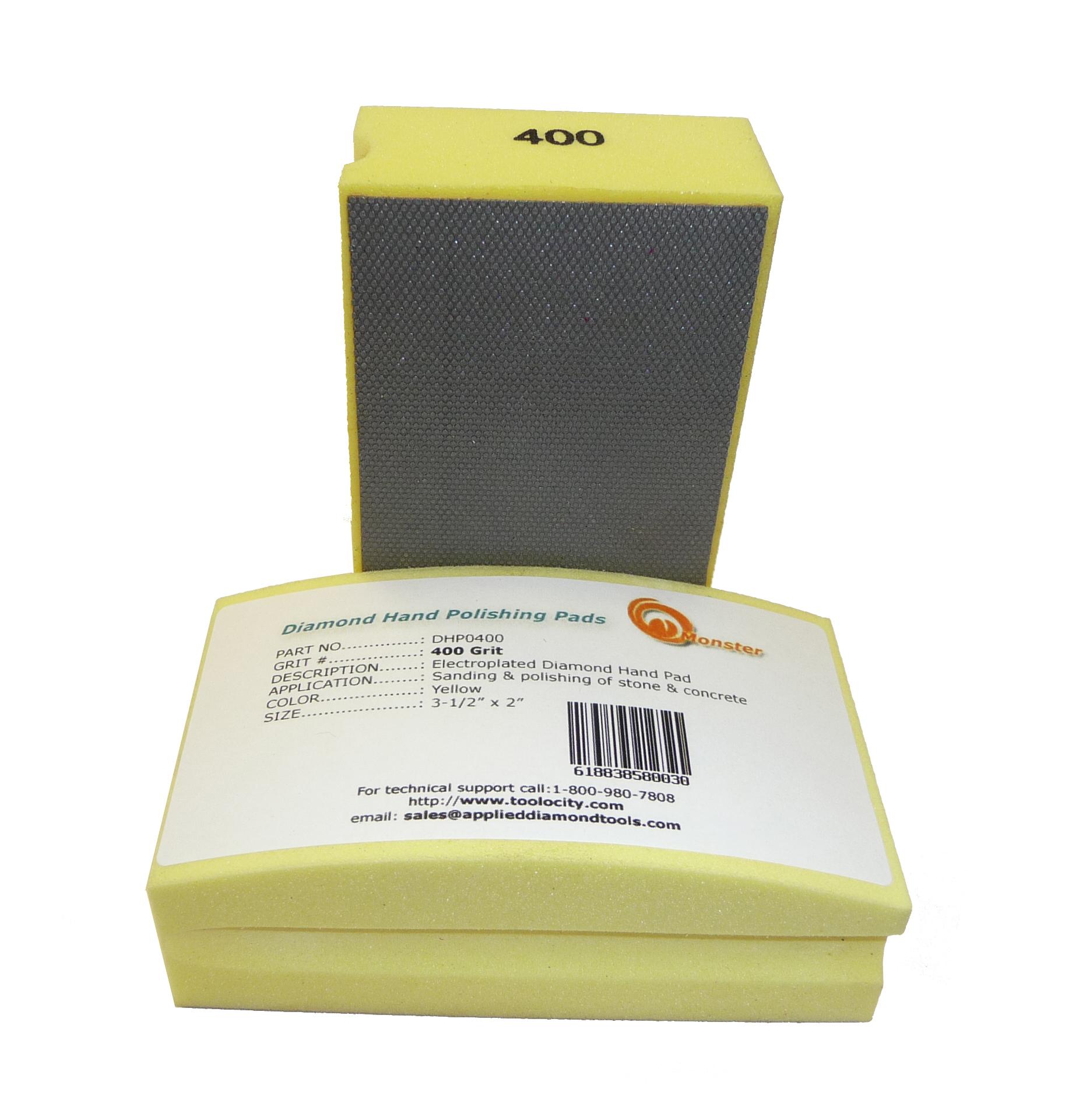 Monster DHP0400 Monster Diamond Hand Polishing Pads for