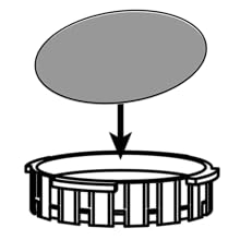 Put filter in filter cap.