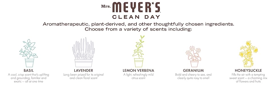 Mrs. Meyer's Clean Day. Choose from a variety of scents.