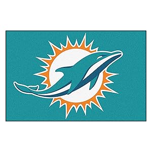 【rug】Dolphins NFL タペストリーラグマット ドルフィンズ NFL - Miami Dolphins Mascot Rug : Amazon.ca: Sports & Outdoors
