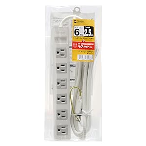 【新品】10台セット サンワサプライ TAP-N3625MGN 電源タップ6個口 61i2WaV0D6L._AC_SY200_QL15_.jpg