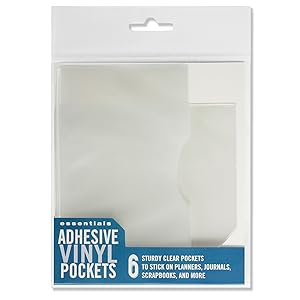 Vinyl Adhesive Pockets - Peter Pauper Press