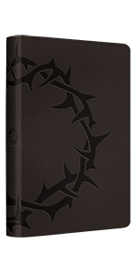 ESV Compact Bible, TruTone, Charcoal, Crown Design
