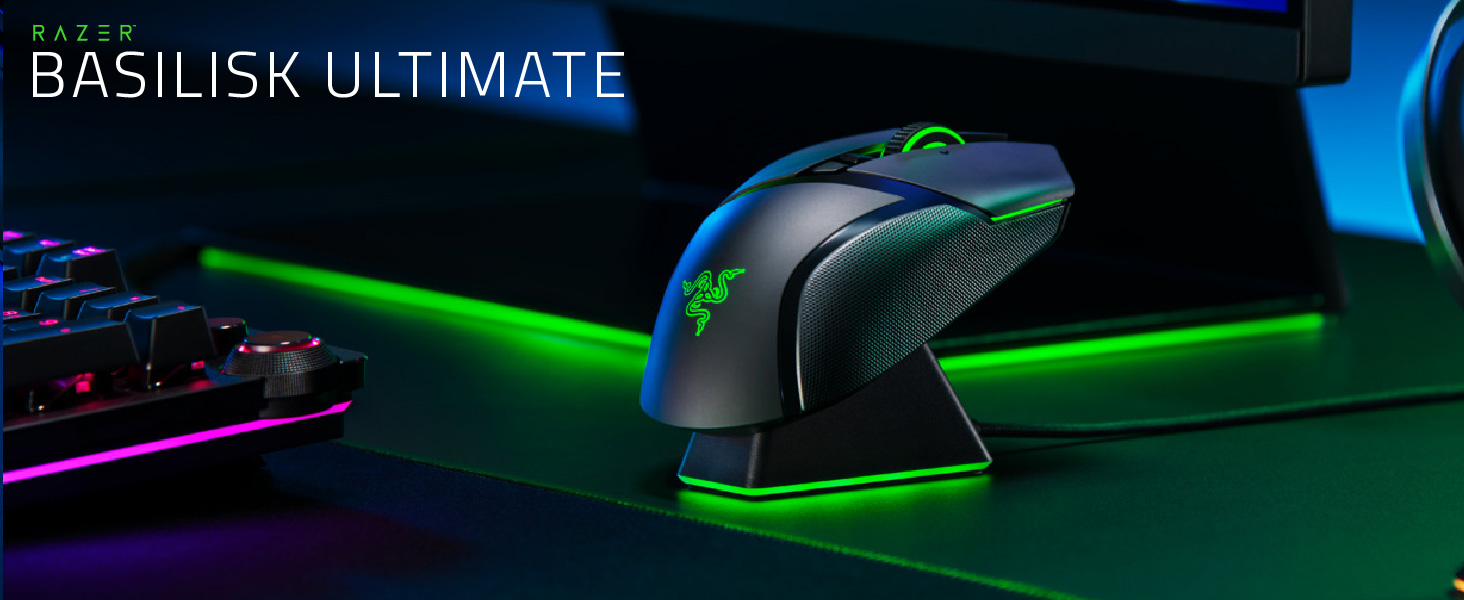 PC周辺機器 Razer - Razer Basilisuk Ultimate Amazon.com: Razer Basilisk Ultimate Wireless Gaming Mouse
