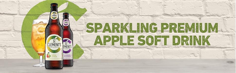 St Clement S Sparkling Apple Pear Juice Soft Drink 8 X 500ml