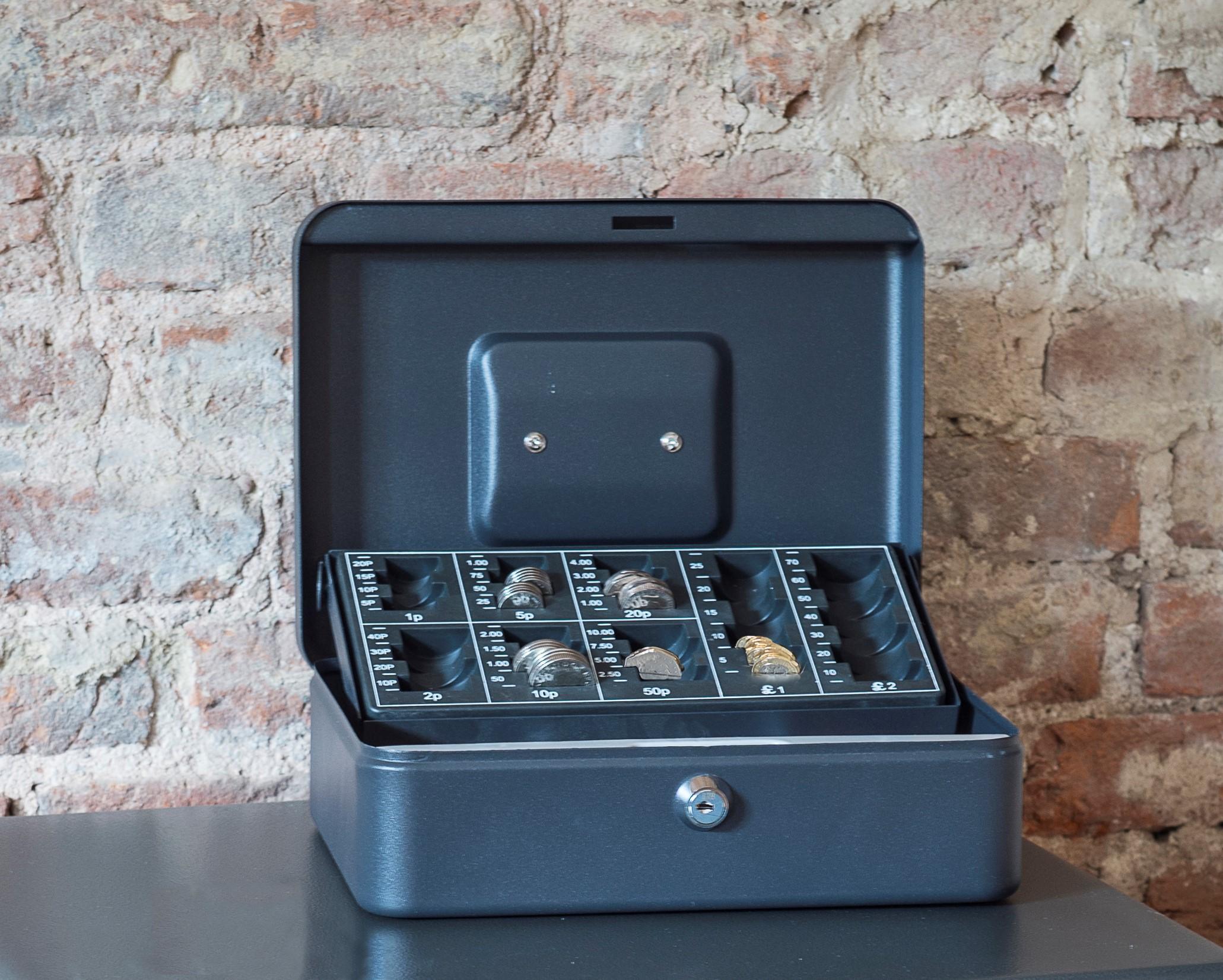 Sterling CB02CBK Black Combination Cash Box, 8" Amazon.co.uk DIY & Tools