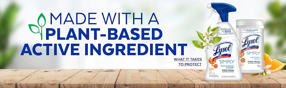 Lysol Simply all purpose cleaner header