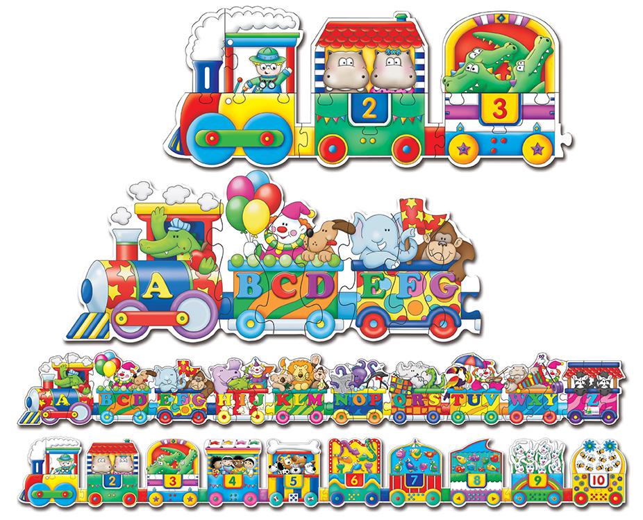 The Learning Journey Puzzle Doubles Giant ABC & 123