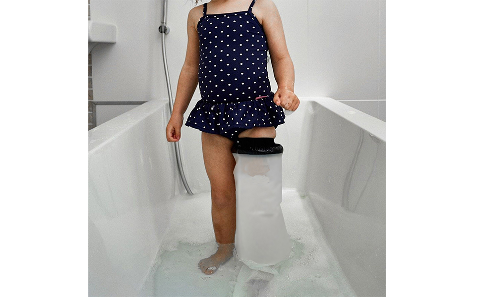KEEFITT Kids Leg cast Covers for Shower, Waterproof TPU Long Leg Shower Protector KEEFITT Kids Leg cast Covers for Shower, Waterproof TPU Long Leg Shower Protector