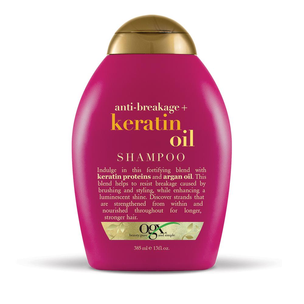 OGX Shampoo AntiBreakage + Keratin Oil, 13 oz, Blended