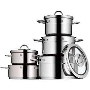 WMF Trend Topfset, 6-teilig, Cromargan Edelstahl poliert