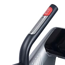 Sunny Health & Fitness Asuna SpaceFlex Motorized Running Treadmill - Pulse Sensors