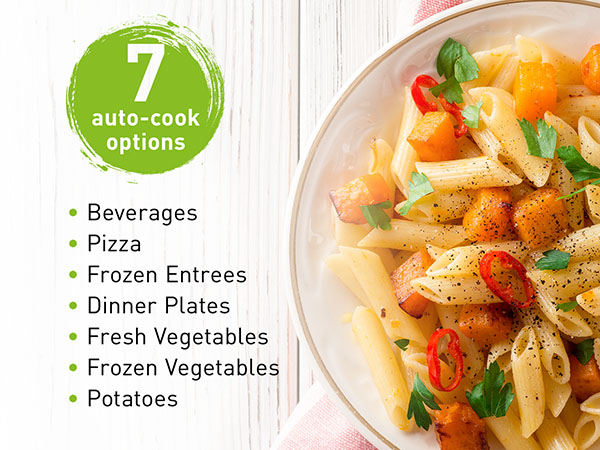  Panasonic NN-SB438S compact 0.9 cu.ft. 900 Watt 900W microwave oven black 7 auto-cook presets