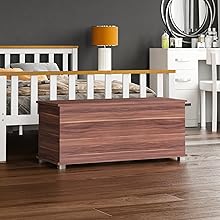 Vida Designs Leon Storage Ottoman