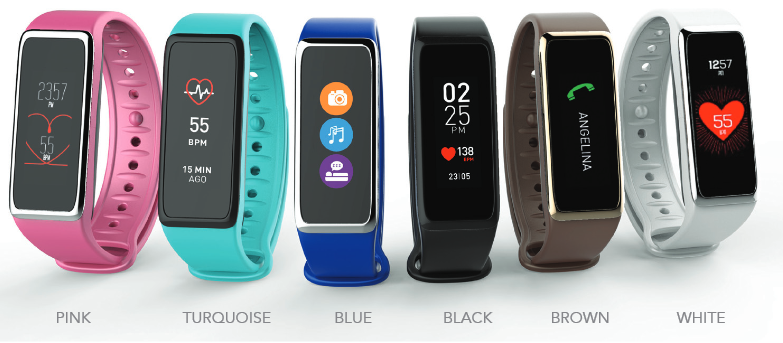 MyKronoz - ZEFIT3HR - Bracelet d'Activité - Rose: Amazon.fr: Sports et