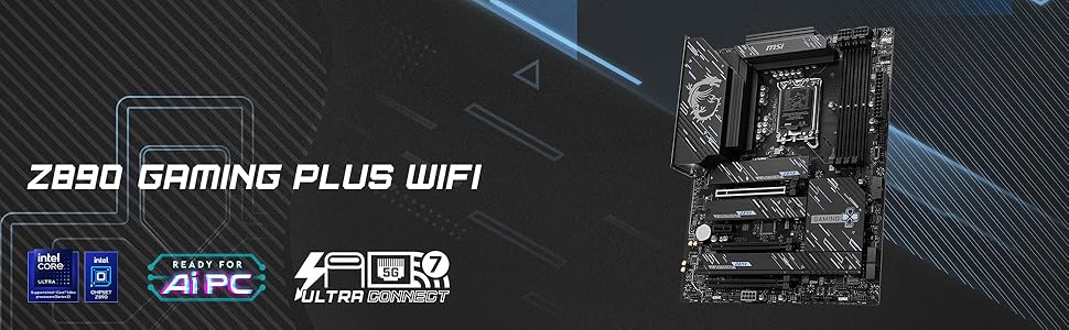 Amazon.com: MSI Z890 Gaming Plus WiFi Gaming Motherboard