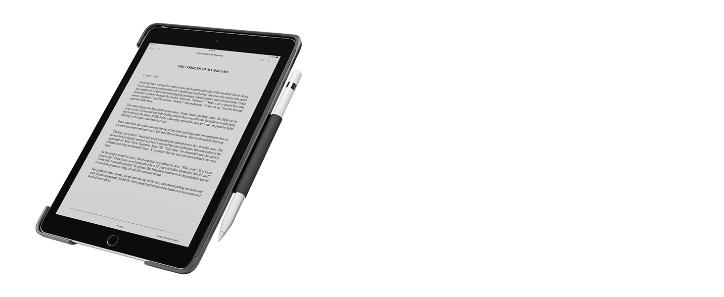 Logitech Slim Combo iPad Case with Detachable Backlit Wireless Bluetooth Keyboard, For iPad 5th