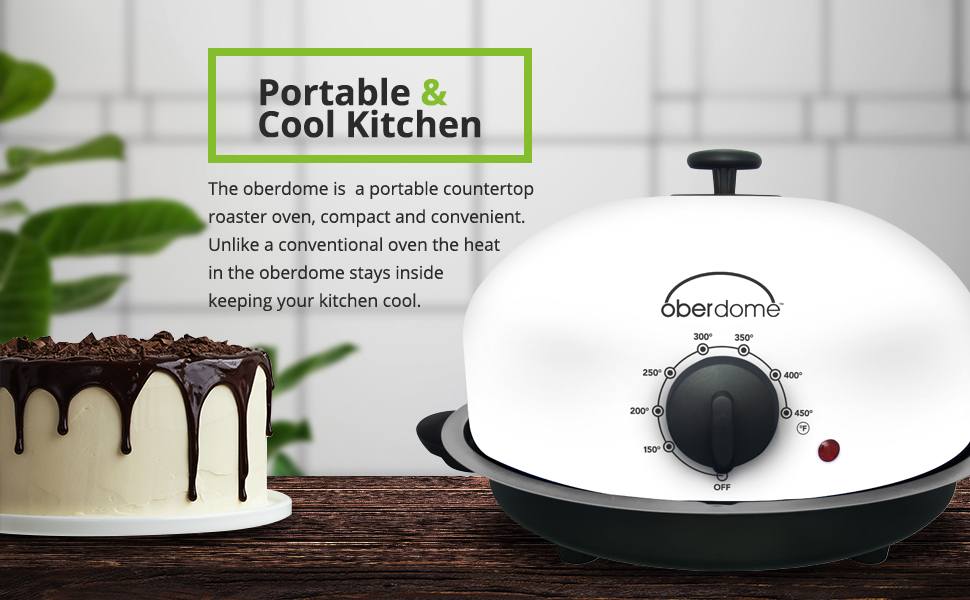 EaZy BrandZ EZO1010W oberdome Countertop Electric Roaster