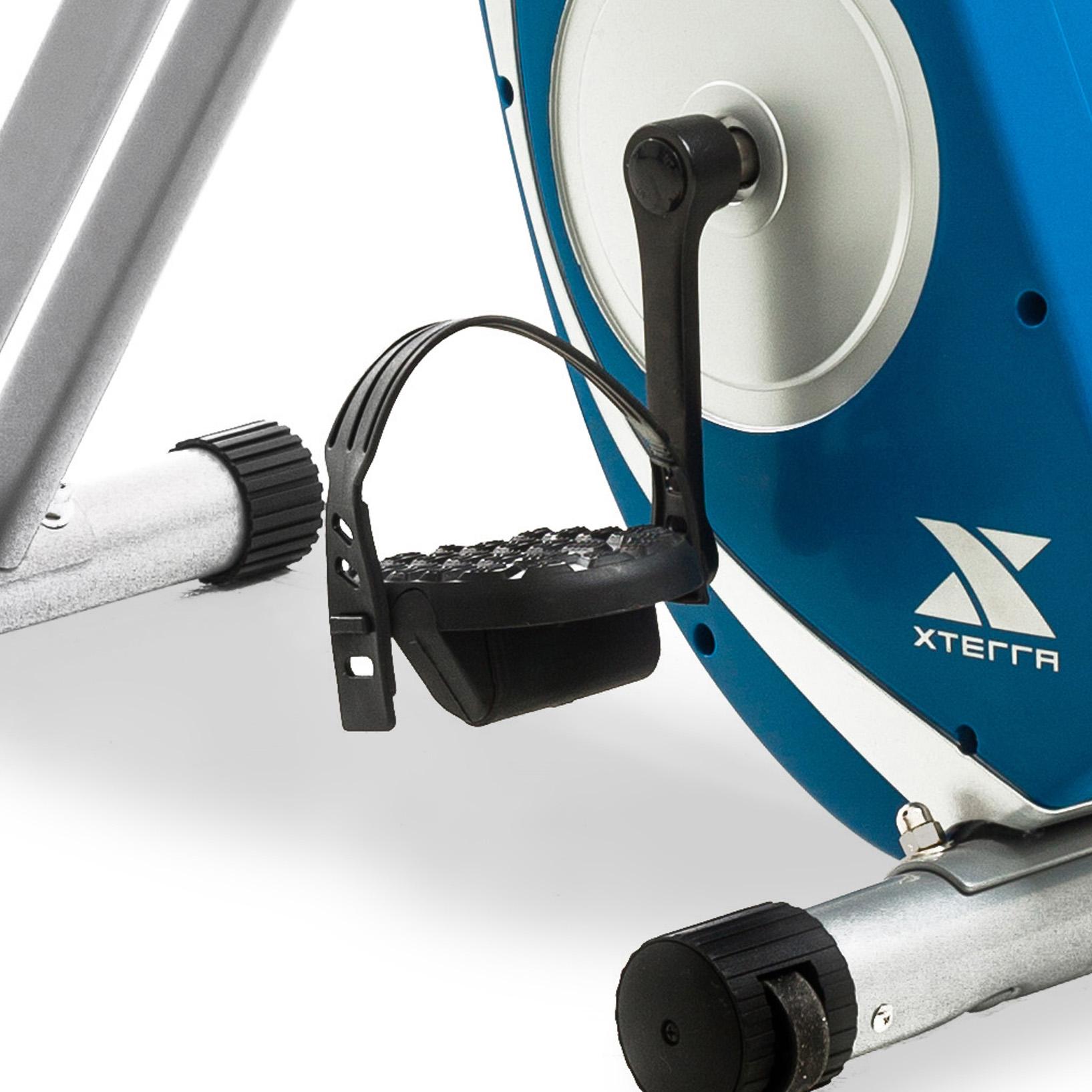 Xterra FB150 Folding Adjustable Upright Exercise Bike for Home