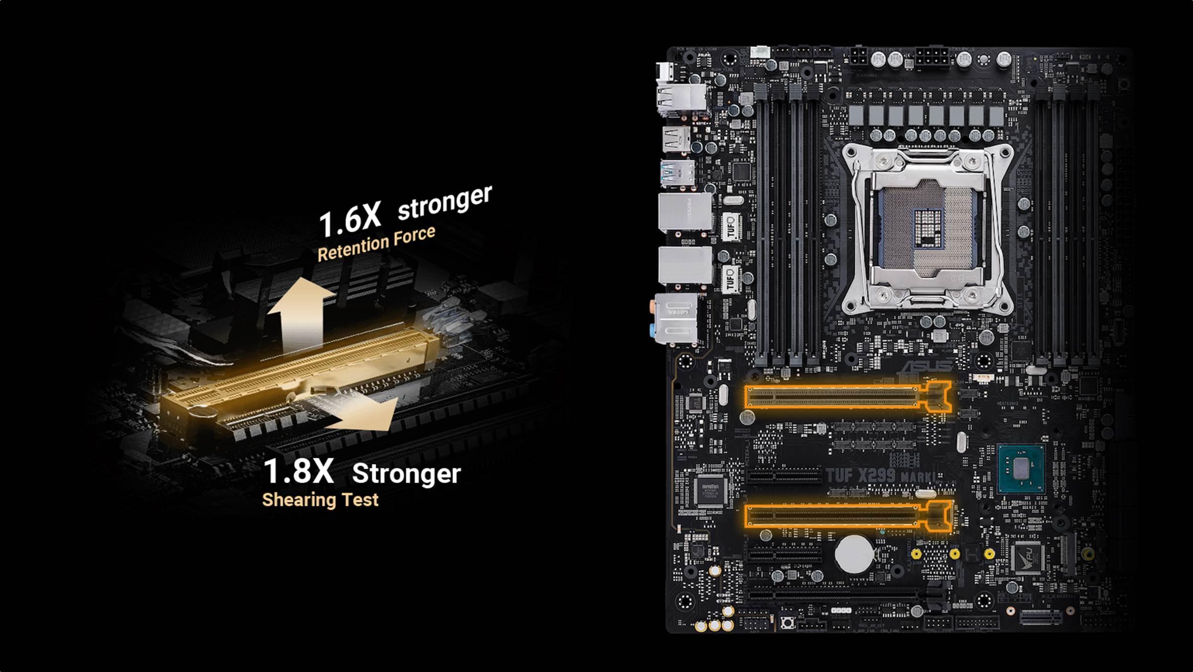 ASUS TUF X299 Mark 2 LGA2066 DDR4 M.2 USB 3.1 X299 ATX