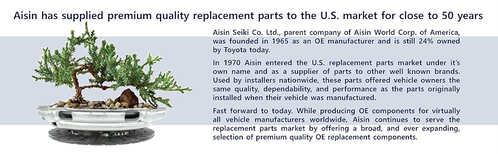 Aisin Seiki Co. Ltd. Toyota OE manufacturer high quality replacement parts