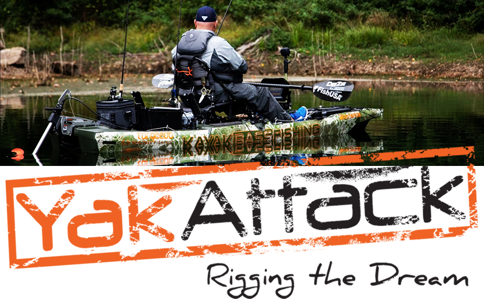 Yakattack BlackPak 12x16x11 Kayak Rod Holder Station