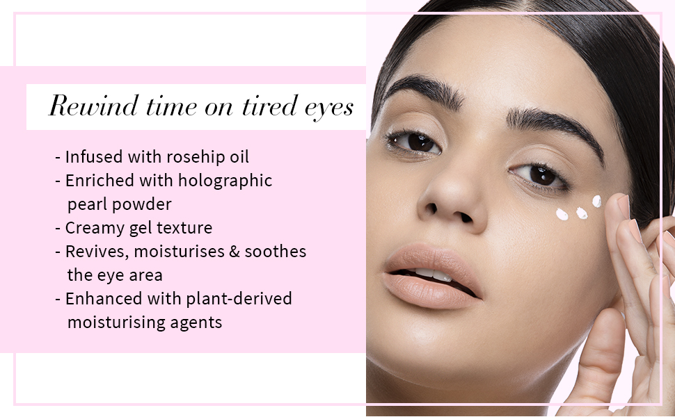 MyGlamm GLOW Iridescent Brightening Eye Cream 15 ml With Rosehip