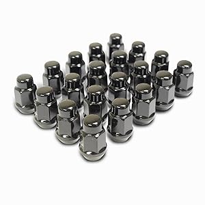 Amazon.com: WheelGuard™ 1957BK, Bulge Acorn Lug Nut, M12x1.5