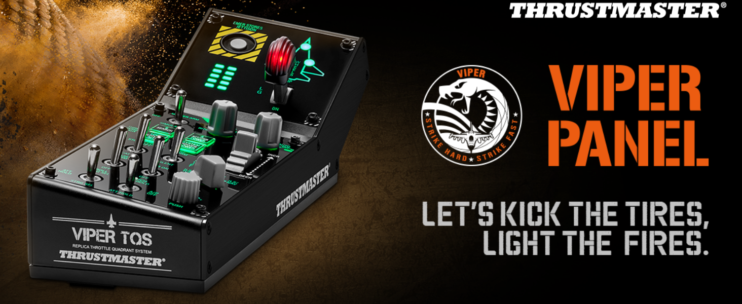 Thrustmaster Viper Panel dla PC, podświetlany pulpit