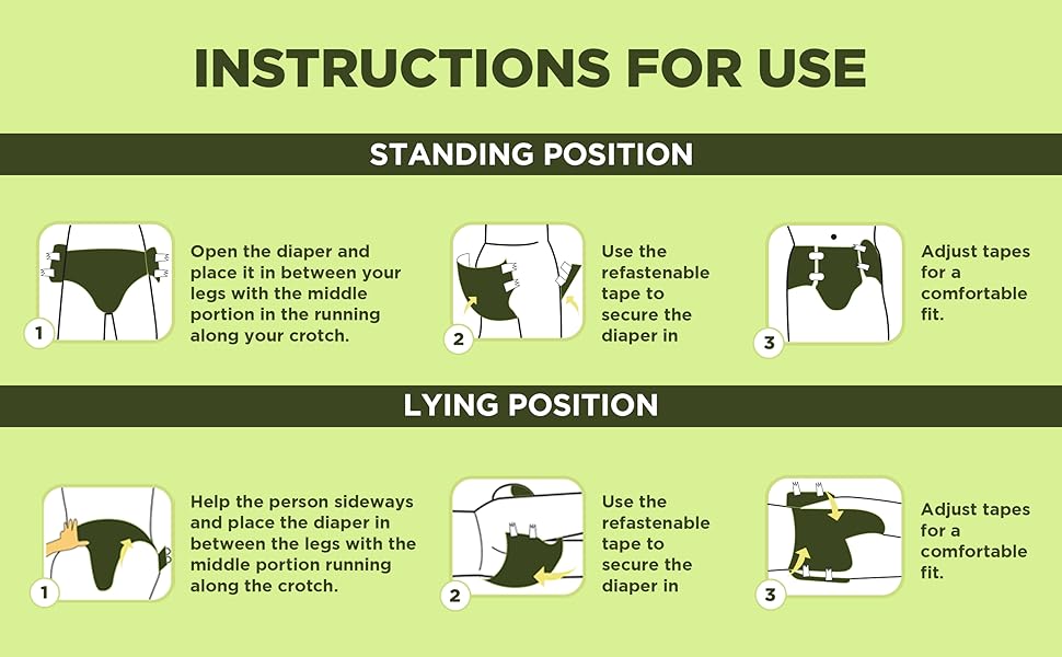 Pee Safe Adult Diapers