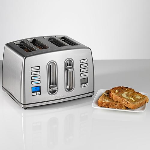 Cuisinart CPT445U 4Slice Brushed Stainless Steel Digital Toaster