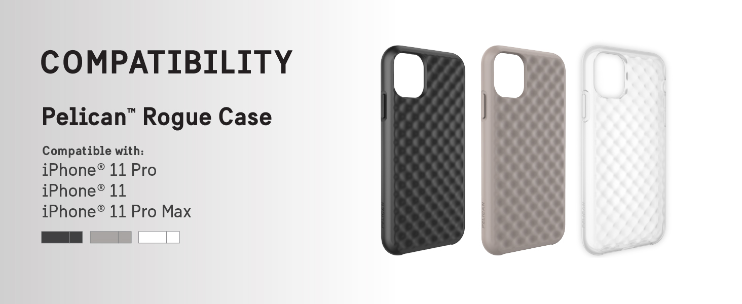 Amazon Com Pelican Iphone 11 Pro Max Case Rogue Series Military Grade Drop Tested Tpu Protective Case For Apple Iphone 11 Pro Max Photoluminescent Glow In The Dark