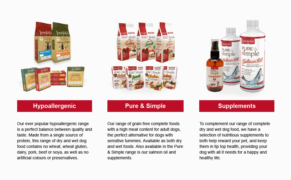 Lovejoys Complete Wet Adult Dog Food Variety Pack, 12 x 395 g Amazon