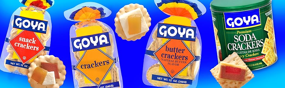 goya crackers soda saltine butter tropical