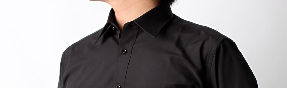 Amazon Co Jp ドレスコード101 ワイシャツ 制服 ユニフォームにぴったり 黒シャツ 3枚セット 形態安定 豊富なサイズ展開 半袖 長袖 レギュラー ボタンダウン Black 3set メンズ 服 ファッション小物