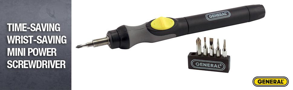 General Tools 500 Cordless Power Precision Screwdriver 
