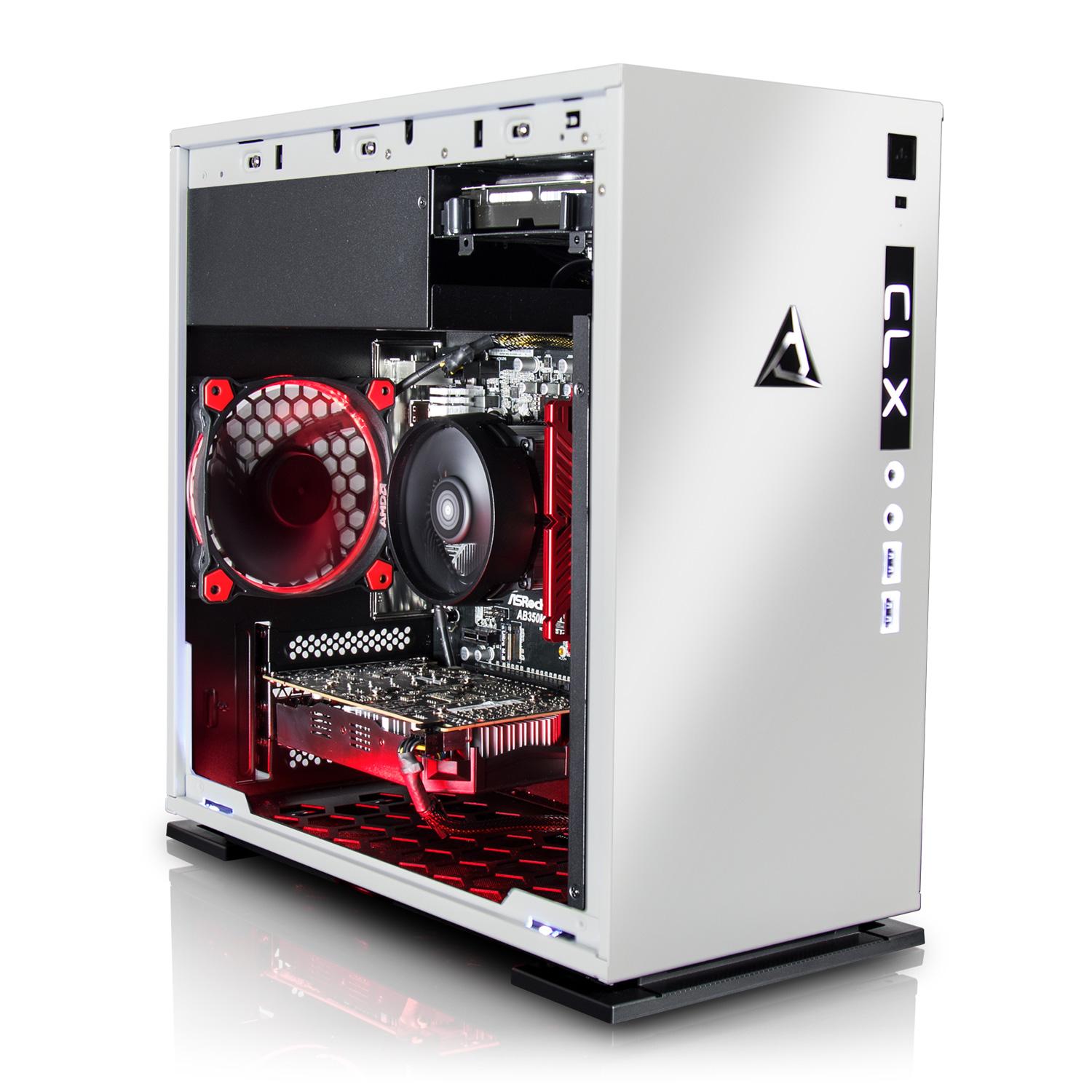 CybertronPC CLX Set Gaming PC, AMD Ryzen 5 1600 3.20GHz 6Core, 16GB