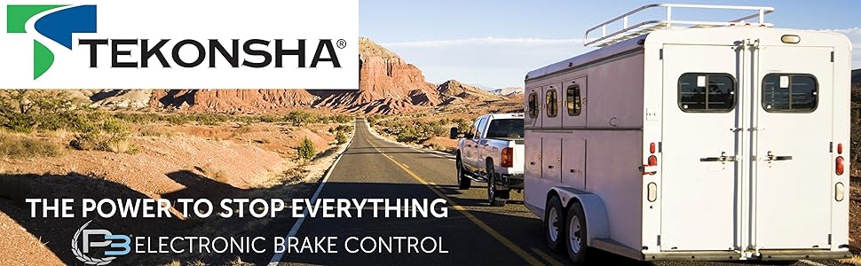 Tekonsha P3 Proportional Electric Electronic Trailer Brake Control Easy to Install Portable