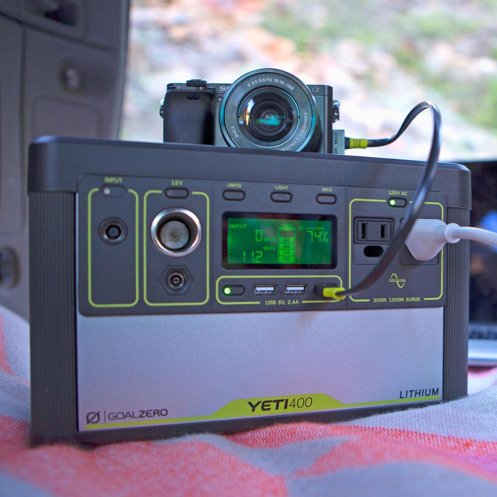 Goal Zero Yeti 400 Lithium Portable Power Station, 428Wh