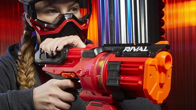 ナーフRIVAL 1500 エアソフトガン 赤黒 ナーフ RIVAL トイガン 赤/黒 ナーフRIVAL 1500 エアソフトガン