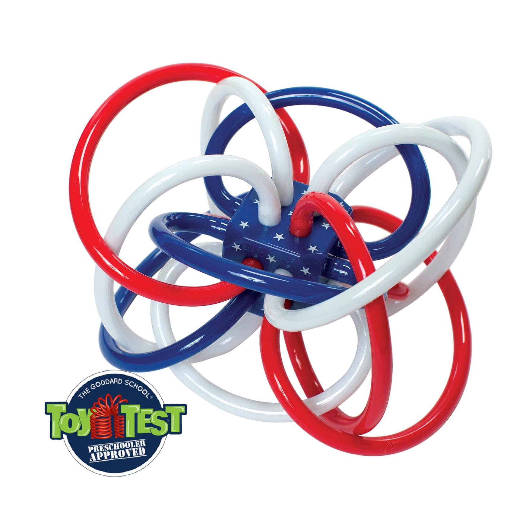 Manhattan Toy Red, White, and Blue Winkel Rattle and