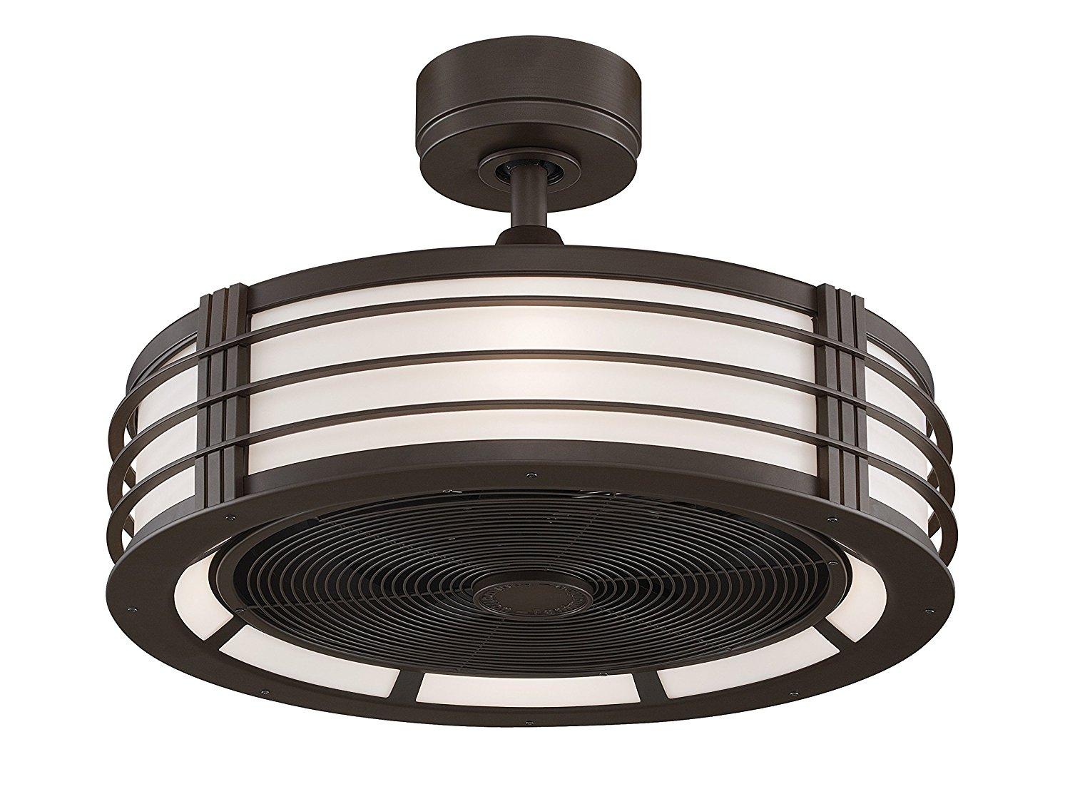 Fanimation Beckwith FP79640B Ceiling Fan with Frosted Shade