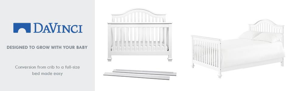 Amazon.com : DaVinci Hidden Hardware Twin/Full-Size Bed